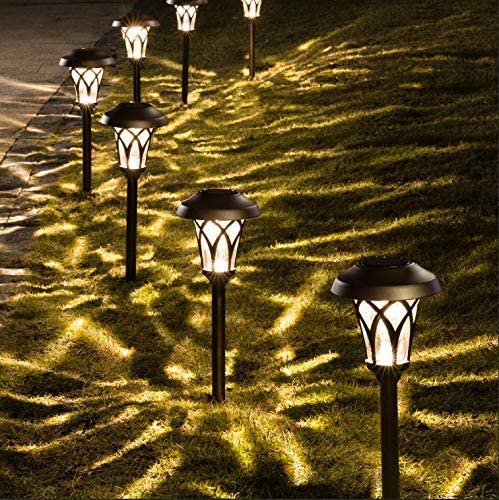Solar Night Lights,Pathway Lighting LED Garden Lights Hanging LED Night Lights for Outdoor Yard Landscape Garden Lighting Decoration belupai Owl Shape Solar-Powered Lawn Lamp