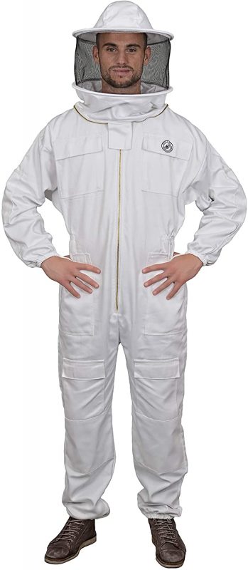 Details about   Bee Keeper Outfit Jacket, Pants, Beekeeping Suit Protective With Veil Hood 