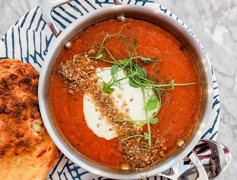 Tomato soup photo by Jenn Kosar on Unsplash