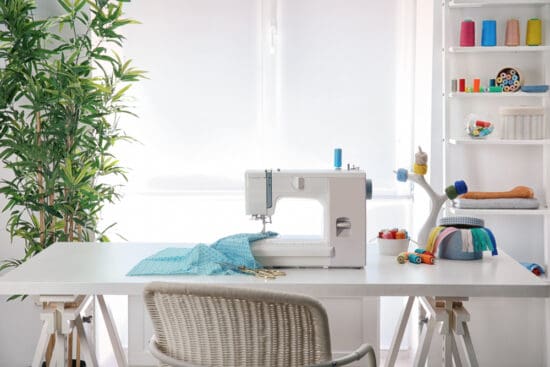 How to Make a Sewing Area When Space is Limited